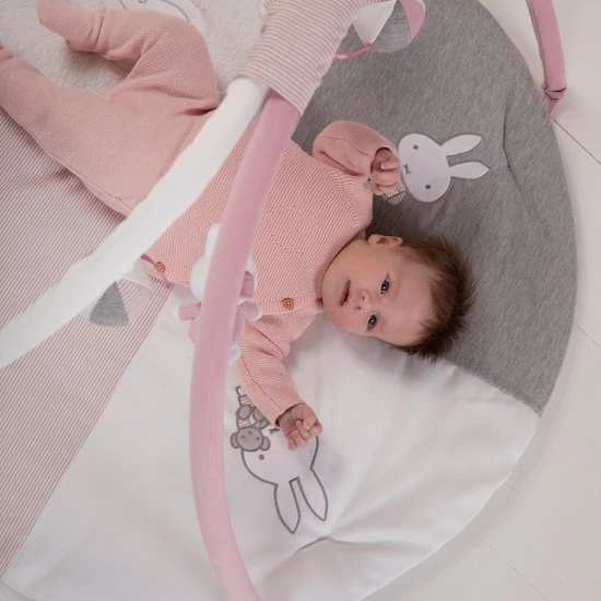 Nijntje Speelkleed Met Boog Pink Baby Rib 8 Nijntje Speelkleed Met Boog Pink Baby Rib - Afbeelding 8