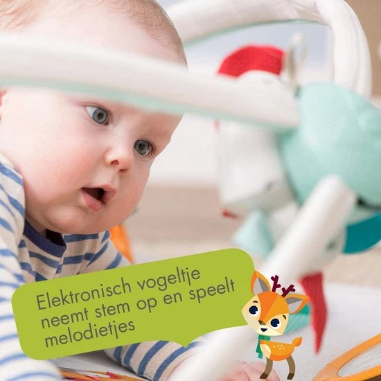 Tiny Love Gymini Deluxe, Baby Speelkleed Met Muziek En Baby Activity Gym, Geschikt Vanaf De Geboorte, 0m +, 88 X 78 Cm, Into The Forest 4 Tiny Love Gymini Deluxe, Baby Speelkleed Met Muziek En Baby Activity Gym, Geschikt Vanaf De Geboorte, 0m +, 88 X 78 Cm, Into The Forest - Afbeelding 4