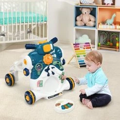 FURNIBELLA - 3-in-1 Baby Zit-naar-Stand Loper, Kinderen Activiteitencentrum, Peuter Wandelwagen, Autorijden, Interactieve Loper, Activiteit Leren Loper Voor Jongen / Meisje, Vroege Ontwikkeling Speelgoed Voor Baby's Op 6-36 Maanden (Blauw) 11 FURNIBELLA - 3-in-1 Baby Zit-naar-Stand Loper, Kinderen Activiteitencentrum, Peuter Wandelwagen, Autorijden, Interactieve Loper, Activiteit Leren Loper Voor Jongen / Meisje, Vroege Ontwikkeling Speelgoed Voor Baby's Op 6-36 Maanden (Blauw) -babygyms Winkel 550x550 271