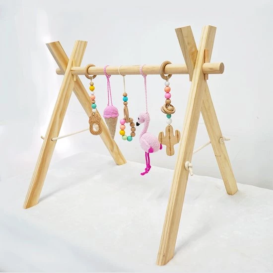 Louas Loua's Favorites Houten Babygym Roze Met Gehaakte En Houten Speeltjes - Gehaakte - Babyspeelgoed - Baby Speelgoed 0 Jaar - Babygym Hout - Baby Gym - Flamingo - Baby Speelrek - Baby Rek 5 Louas Loua's Favorites Houten Babygym Roze Met Gehaakte En Houten Speeltjes - Gehaakte - Babyspeelgoed - Baby Speelgoed 0 Jaar - Babygym Hout - Baby Gym - Flamingo - Baby Speelrek - Baby Rek - Afbeelding 5