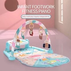 DARENCI DARE Darenci Babygym - Speeltjes En Piano Voor Baby 0-1 Jaar - Babymat - Baby Speelmat - Interactief Speelmat - Multicolor -babygyms Winkel 550x550 332
