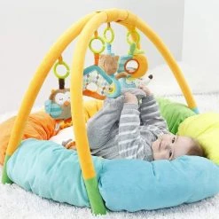 Babygym, Baby Cadeau - Jongen & Meisje, Dierenvriendjes Speelmat, Interactief Speelgoed - Multikleuren. -babygyms Winkel 550x550 524