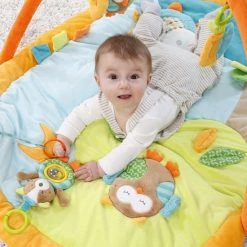 Babygym, Baby Cadeau - Jongen & Meisje, Dierenvriendjes Speelmat, Interactief Speelgoed - Multikleuren. -babygyms Winkel 550x550 558