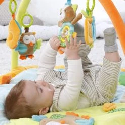 Babygym, Baby Cadeau - Jongen & Meisje, Dierenvriendjes Speelmat, Interactief Speelgoed - Multikleuren. -babygyms Winkel 550x550 559
