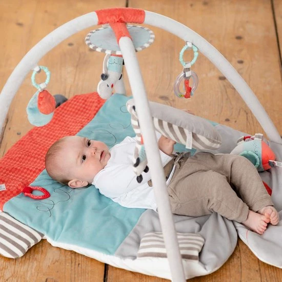 Babygym, Baby Cadeau - Jongen & Meisje, Dierenvriendjes Speelmat, Interactief Speelgoed - Multikleuren. 5 Babygym, Baby Cadeau - Jongen & Meisje, Dierenvriendjes Speelmat, Interactief Speelgoed - Multikleuren. - Afbeelding 5
