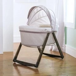 Bright Starts FoldAway Rocking Wood Bassinet - Carrington -babygyms Winkel 550x550 604