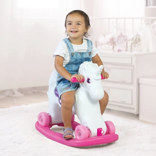 Moony Hobbelpaard – Wit Met Roze – Paarden - Schommelpaardje Baby – Unicorn – Hobbeldier – Hobbelpaard 1 Jaar – Schommeldier - Hobbelpaard Baby – Schommelpaard - Speelgoed Paard – Rijdend Paard - Speelgoed Paarden Meisjes 6 Moony Hobbelpaard – Wit Met Roze – Paarden - Schommelpaardje Baby – Unicorn – Hobbeldier – Hobbelpaard 1 Jaar – Schommeldier - Hobbelpaard Baby – Schommelpaard - Speelgoed Paard – Rijdend Paard - Speelgoed Paarden Meisjes - Afbeelding 6