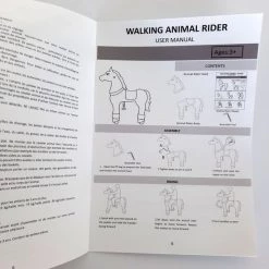 2iX - Rijdend Speelgoed Paard - Bruin - Pluche - Inline Skate Wielen - Hobbelpaard Voor Jongens En Meisjes 4 Tot 9 Jaar -babygyms Winkel 550x550 621