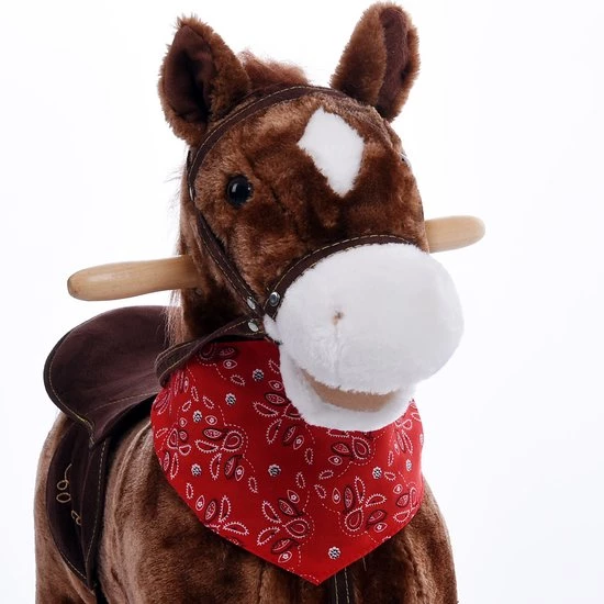 Merkloos Spielwerk Schommelstoel Kinderen Paard Met Stojgbeugels 4 Merkloos Spielwerk Schommelstoel Kinderen Paard Met Stojgbeugels - Afbeelding 4