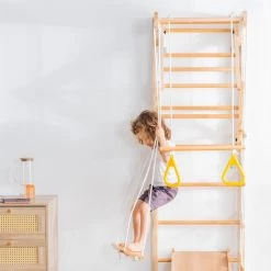 YJZQ Peuterspeelset Binnenspeeltuin Jungle Gym Set- Hout 6-in-1 Multifunctionele Klimrekken/muurbeugels/Ladderklimmer/ Glijbaan/schommel/optrekgedeelte/ Ringen-Rotsklimmen Voor Kinderen Draagvermogen 50kg 25 YJZQ Peuterspeelset Binnenspeeltuin Jungle Gym Set- Hout 6-in-1 Multifunctionele Klimrekken/muurbeugels/Ladderklimmer/ Glijbaan/schommel/optrekgedeelte/ Ringen-Rotsklimmen Voor Kinderen Draagvermogen 50kg -babygyms Winkel 550x550 70