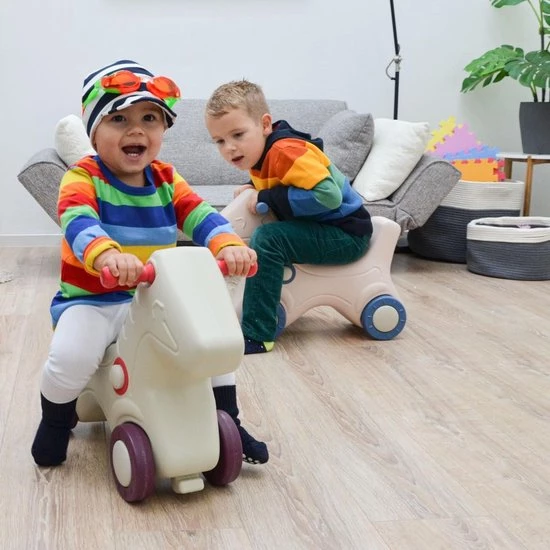 LittleTom 2-in-1 Hobbelpaard En Voertuig - Kinderen Vanaf 1 Jaar - Baby Hobbeldier Binnen En Buiten 3 LittleTom 2-in-1 Hobbelpaard En Voertuig - Kinderen Vanaf 1 Jaar - Baby Hobbeldier Binnen En Buiten - Afbeelding 3