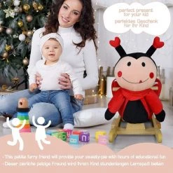 Infantastic- Schommel Lieveheersbeestje, Hobbel Lieveheersbeestje -muziekfunctie -babygyms Winkel 550x550 738