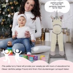 Infantastic GoodVibes - Hobbelpaard Voor Kinderen - Schommelpaard Silver Unicorn - Stevige Constructie - Knuffelzacht Met Geluidseffecten - Zilveren Eenhoorn 21 Infantastic GoodVibes - Hobbelpaard Voor Kinderen - Schommelpaard Silver Unicorn - Stevige Constructie - Knuffelzacht Met Geluidseffecten - Zilveren Eenhoorn -babygyms Winkel 550x550 786