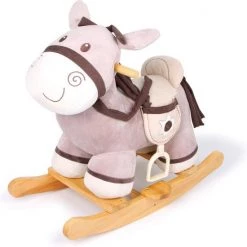 Small Foot Company - Houten Hobbelpaard - Sheriff - Wit/bruin