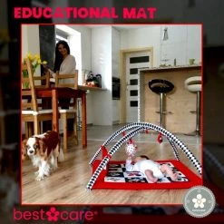 BabySenses For BestCare Contrasterende Educatieve Premium Babymat - Vormen | Rood, Zwart En Wit | 77x77x40cm | + 0m | Montessori Speelgoed | 100% Katoen | Machine Wasbaar | Oeko Tex Standard 100 8 BabySenses For BestCare Contrasterende Educatieve Premium Babymat - Vormen | Rood, Zwart En Wit | 77x77x40cm | + 0m | Montessori Speelgoed | 100% Katoen | Machine Wasbaar | Oeko Tex Standard 100 -babygyms Winkel 550x552 10