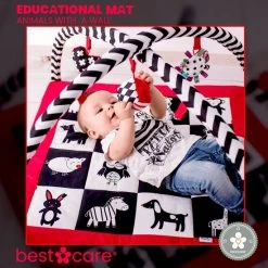 BabySenses For BestCare Contrasterende Educatieve Premium Babymat - Dieren, Wand | Rood, Zwart En Wit | 77x77x40cm | + 0m | Montessori Speelgoed | 100% Katoen | Wasbaar In De Wasmachine | Oeko Tex Standaard 100 9 BabySenses For BestCare Contrasterende Educatieve Premium Babymat - Dieren, Wand | Rood, Zwart En Wit | 77x77x40cm | + 0m | Montessori Speelgoed | 100% Katoen | Wasbaar In De Wasmachine | Oeko Tex Standaard 100 -babygyms Winkel 550x552 16