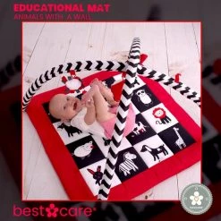 BabySenses For BestCare Contrasterende Educatieve Premium Babymat - Dieren, Wand | Rood, Zwart En Wit | 77x77x40cm | + 0m | Montessori Speelgoed | 100% Katoen | Wasbaar In De Wasmachine | Oeko Tex Standaard 100 10 BabySenses For BestCare Contrasterende Educatieve Premium Babymat - Dieren, Wand | Rood, Zwart En Wit | 77x77x40cm | + 0m | Montessori Speelgoed | 100% Katoen | Wasbaar In De Wasmachine | Oeko Tex Standaard 100 -babygyms Winkel 550x552 17