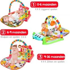 Allerion® Allerion Babygym – Speeltjes En Hangers – Baby Speelgoed – Met Speelmat - Vanaf 0 Jaar 13 Allerion® Allerion Babygym – Speeltjes En Hangers – Baby Speelgoed – Met Speelmat - Vanaf 0 Jaar -babygyms Winkel 550x552