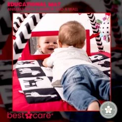 BabySenses For BestCare Contrasterende Educatieve Premium Babymat - Dieren, Spiegel, Wand | Rood-Zwart-Wit | 77x77x40cm | + 0m | Montessori Speelgoed | Mat Met Speelgoed | 100% Katoen | Wasbaar In De Wasmachine | Oeko Tex Standaard 100 12 BabySenses For BestCare Contrasterende Educatieve Premium Babymat - Dieren, Spiegel, Wand | Rood-Zwart-Wit | 77x77x40cm | + 0m | Montessori Speelgoed | Mat Met Speelgoed | 100% Katoen | Wasbaar In De Wasmachine | Oeko Tex Standaard 100 -babygyms Winkel 550x552 6