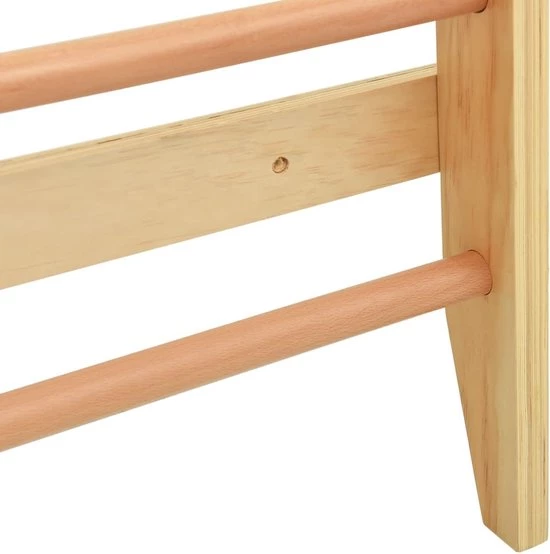 VidaXL Wandklimrek 80x15,8x195 Cm Hout 8 VidaXL Wandklimrek 80x15,8x195 Cm Hout - Afbeelding 8