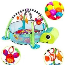 MIRO Babygym Schildpad 3 In 1 Speelmat + Ballenbak 0 Tot 2 Jaar Fairchild -babygyms Winkel 550x555