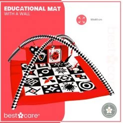 BabySenses For BestCare Contrasterende Educatieve Premium Babymat - Vormen, Wand | Rood-Zwart-Wit | 77x77x40cm | + 0m | Montessori Speelgoed | 100% Katoen | Wasbaar In De Wasmachine | Oeko Tex Standaard 100 15 BabySenses For BestCare Contrasterende Educatieve Premium Babymat - Vormen, Wand | Rood-Zwart-Wit | 77x77x40cm | + 0m | Montessori Speelgoed | 100% Katoen | Wasbaar In De Wasmachine | Oeko Tex Standaard 100 -babygyms Winkel 550x557 2