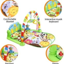 Deluxe HB Babygym - Zinaps Music Activity Mat, Baby Play Mat, Fitness Crawling Mat Met Soft Play Arch And Piano, Speel Boog Met 5 Verwijderbare Speelgoed Van 0 Maanden (groen) (WK 02129) 10 Deluxe HB Babygym - Zinaps Music Activity Mat, Baby Play Mat, Fitness Crawling Mat Met Soft Play Arch And Piano, Speel Boog Met 5 Verwijderbare Speelgoed Van 0 Maanden (groen) (WK 02129) -babygyms Winkel 550x560 2