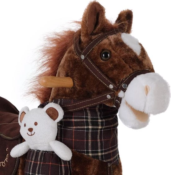 Merkloos Spielwerk Schommelstoel Kinderen Paard Met Stojgbeugels 6 Merkloos Spielwerk Schommelstoel Kinderen Paard Met Stojgbeugels - Afbeelding 6