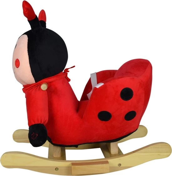 Infantastic GoodVibes - Hobbelpaard Voor Baby En Kind - Schommel Lieveheersbeest - Stevige Constructie - Knuffelzacht Met Geluidseffecten - Rood/Zwart Lieveheersbeestje 7 Infantastic GoodVibes - Hobbelpaard Voor Baby En Kind - Schommel Lieveheersbeest - Stevige Constructie - Knuffelzacht Met Geluidseffecten - Rood/Zwart Lieveheersbeestje - Afbeelding 7