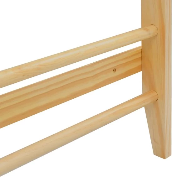 VidaXL Wandklimrek 80x55x220 Cm Hout 7 VidaXL Wandklimrek 80x55x220 Cm Hout - Afbeelding 7