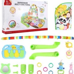 Deluxe HB Babygym - Zinaps Music Activity Mat, Baby Play Mat, Fitness Crawling Mat Met Soft Play Arch And Piano, Speel Boog Met 5 Verwijderbare Speelgoed Van 0 Maanden (groen) (WK 02129) 15 Deluxe HB Babygym - Zinaps Music Activity Mat, Baby Play Mat, Fitness Crawling Mat Met Soft Play Arch And Piano, Speel Boog Met 5 Verwijderbare Speelgoed Van 0 Maanden (groen) (WK 02129) -babygyms Winkel 550x566 3