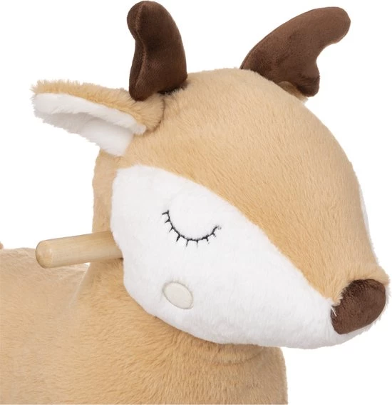 Merkloos Schommelpaard - Hert - Bruin - 64 X 55 X 33 Cm - Hobbeldier 2 Merkloos Schommelpaard - Hert - Bruin - 64 X 55 X 33 Cm - Hobbeldier - Afbeelding 2