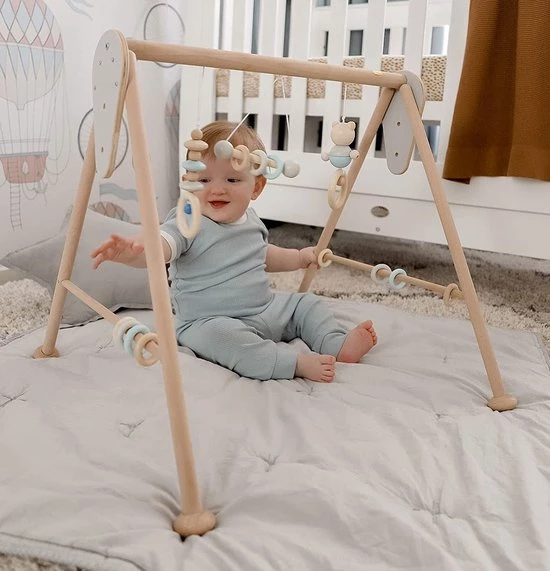 Babygym, Baby Cadeau - Jongen & Meisje, Dierenvriendjes Speelmat, Interactief Speelgoed - Multikleuren. 3 Babygym, Baby Cadeau - Jongen & Meisje, Dierenvriendjes Speelmat, Interactief Speelgoed - Multikleuren. - Afbeelding 3