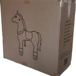 2iX - Rijdend Speelgoed Paard - Bruin - Pluche - Inline Skate Wielen - Hobbelpaard Voor Jongens En Meisjes 4 Tot 9 Jaar -babygyms Winkel 550x585 2