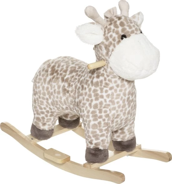 Merkloos Schommelpaard - Giraffe - Bruin - 64 X 55 X 33 Cm - Schommeldier 1 Merkloos Schommelpaard - Giraffe - Bruin - 64 X 55 X 33 Cm - Schommeldier
