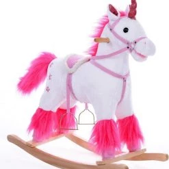 Merkloos Deuba - Hobbelfiguur -Eenhoorn - Stijgbeugel - Veiligheidsgordel