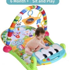 Babygym, Baby Cadeau - Jongen & Meisje, Dierenvriendjes Speelmat, Interactief Speelgoed – Multikleuren -babygyms Winkel 550x589