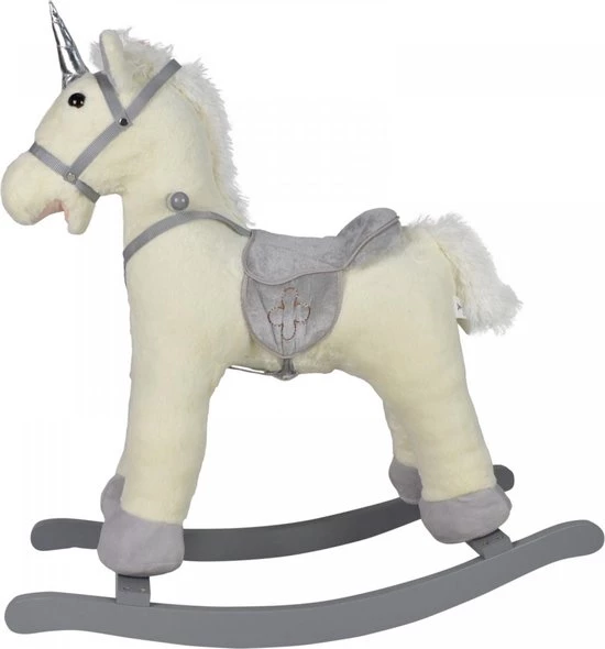 Infantastic GoodVibes - Hobbelpaard Voor Kinderen - Schommelpaard Silver Unicorn - Stevige Constructie - Knuffelzacht Met Geluidseffecten - Zilveren Eenhoorn 7 Infantastic GoodVibes - Hobbelpaard Voor Kinderen - Schommelpaard Silver Unicorn - Stevige Constructie - Knuffelzacht Met Geluidseffecten - Zilveren Eenhoorn - Afbeelding 7