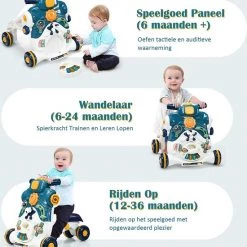 FURNIBELLA - 3-in-1 Baby Zit-naar-Stand Loper, Kinderen Activiteitencentrum, Peuter Wandelwagen, Autorijden, Interactieve Loper, Activiteit Leren Loper Voor Jongen / Meisje, Vroege Ontwikkeling Speelgoed Voor Baby's Op 6-36 Maanden (Blauw) 15 FURNIBELLA - 3-in-1 Baby Zit-naar-Stand Loper, Kinderen Activiteitencentrum, Peuter Wandelwagen, Autorijden, Interactieve Loper, Activiteit Leren Loper Voor Jongen / Meisje, Vroege Ontwikkeling Speelgoed Voor Baby's Op 6-36 Maanden (Blauw) -babygyms Winkel 550x596
