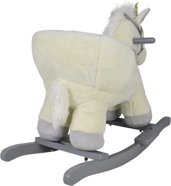 Infantastic GoodVibes - Hobbelpaard Voor Baby En Kind - Schommelpaard Silver Unicorn - Stevige Constructie - Knuffelzacht Met Geluidseffecten - Eenhoorn Grijs 11 Infantastic GoodVibes - Hobbelpaard Voor Baby En Kind - Schommelpaard Silver Unicorn - Stevige Constructie - Knuffelzacht Met Geluidseffecten - Eenhoorn Grijs - Afbeelding 11