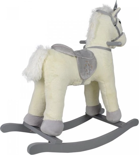Infantastic GoodVibes - Hobbelpaard Voor Kinderen - Schommelpaard Silver Unicorn - Stevige Constructie - Knuffelzacht Met Geluidseffecten - Zilveren Eenhoorn 13 Infantastic GoodVibes - Hobbelpaard Voor Kinderen - Schommelpaard Silver Unicorn - Stevige Constructie - Knuffelzacht Met Geluidseffecten - Zilveren Eenhoorn - Afbeelding 13