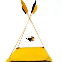 Baby Gym Tipi Oker Geel / Zwart