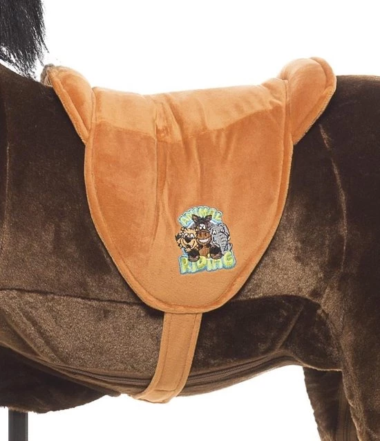 Animal Riding Paard Maharadscha Zwart Medium / Large - Rijdend Paardenspeelgoed - Paardenspeelgoed - Zadelhoogte 67 CM- Verstelbaar Pedaal 3 Standen - Afneembaar Zadel 7 Animal Riding Paard Maharadscha Zwart Medium / Large - Rijdend Paardenspeelgoed - Paardenspeelgoed - Zadelhoogte 67 CM- Verstelbaar Pedaal 3 Standen - Afneembaar Zadel - Afbeelding 7