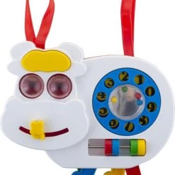 Scenique Hanger Voor In Het Park / Wagenspanner / Baby Gym " CRIB COW " - Parkspeelgoed - Fun Voor De Baby's - 25 X 18 X 6 Cm