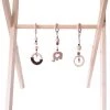 Fiepp - Babygym - Hout - 3 Hangers - Houten Kralen - Kraamcadeau - Baby Speelgoed - Baby Motoriek - Babyshower - Baby Cadeau - Baby Stimulatie