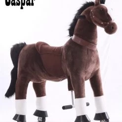 Kids-Horse Rijdend Speelgoed Paard - Caspar TB-2009M - Donkerbruin 6 Kids-Horse Rijdend Speelgoed Paard - Caspar TB-2009M - Donkerbruin -babygyms Winkel 550x659 1