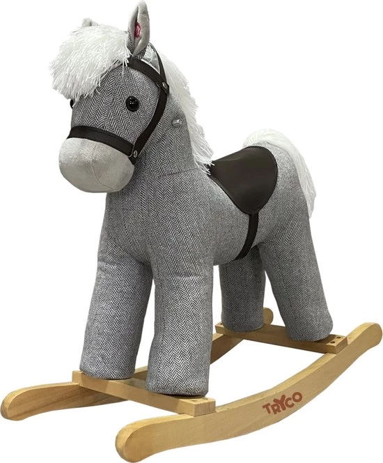 Tryco Milo Grijs Hobbelpaard 18m+ TR-120106 10 Tryco Milo Grijs Hobbelpaard 18m+ TR-120106 - Afbeelding 10