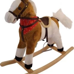 Playwood - Hobbelpaard Bont - Met Geluid En Bewegende Staart