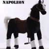 Kids-Horse Rijdend Speelgoed Paard - Napoleon TB-2003M - Zwart