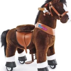 PonyCycle Donkerbruin Met Witte Bles, Klein - Ux321‎‎